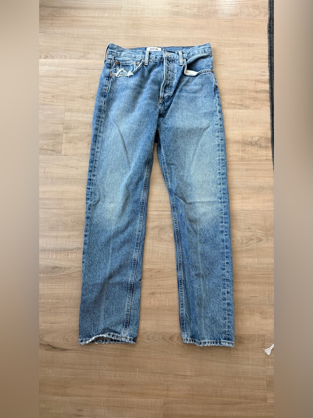 agolde parker long jeans, size 24